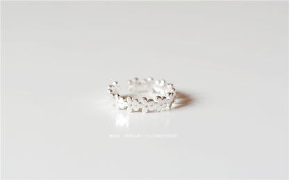 Flower Open Ring