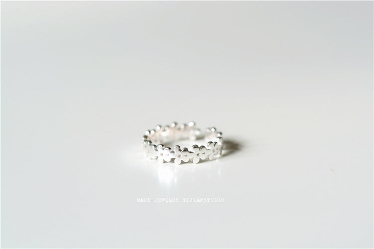 Flower Open Ring