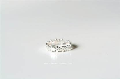 Flower Open Ring