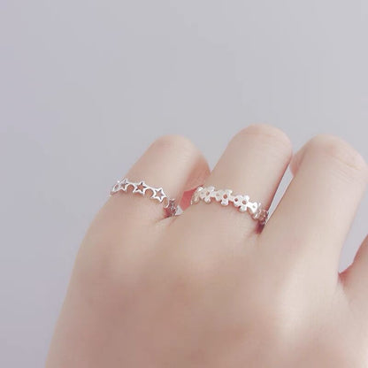 Flower Open Ring