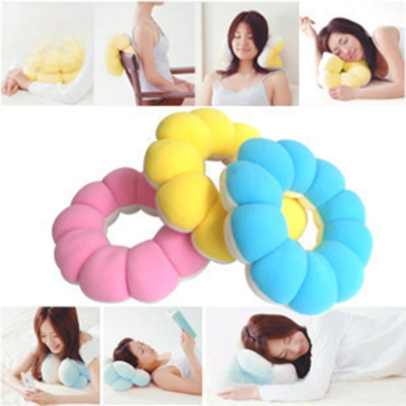 Flower Shaped Donut Cushion