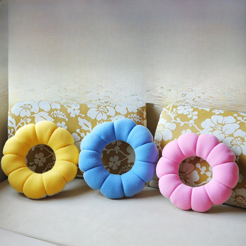Flower Shaped Donut Cushion