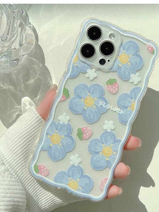 Flower-shaped phone case