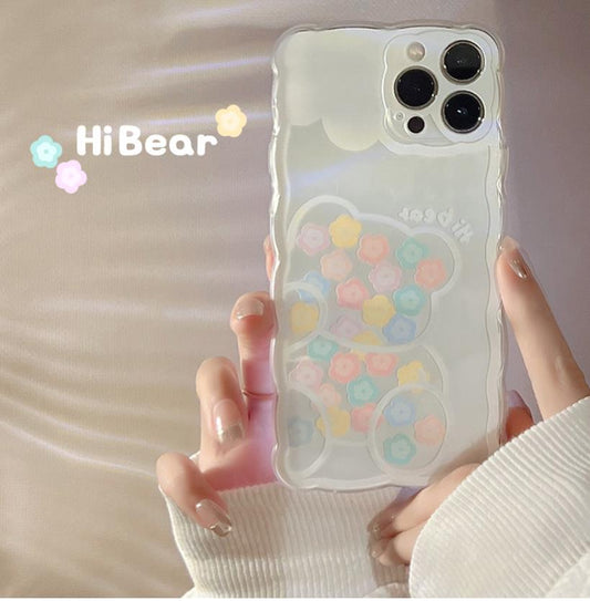 Flower-shaped phone case
