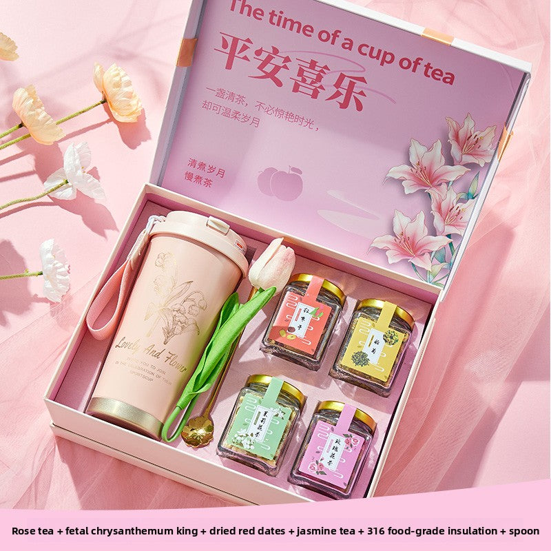 Flower tea gift box - Health-preserving tea gift box set