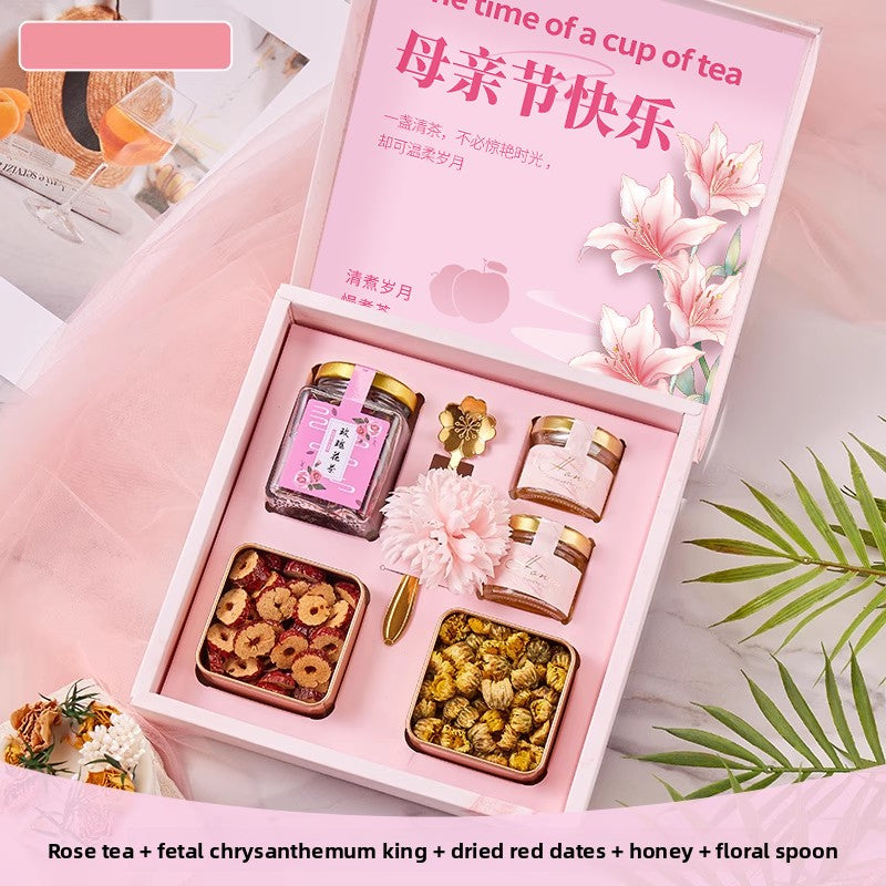 Flower tea gift box - Health-preserving tea gift box set