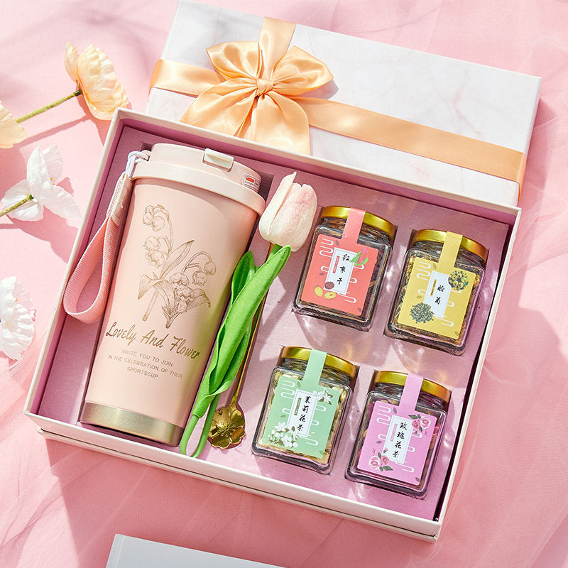 Flower tea gift box - Health-preserving tea gift box set
