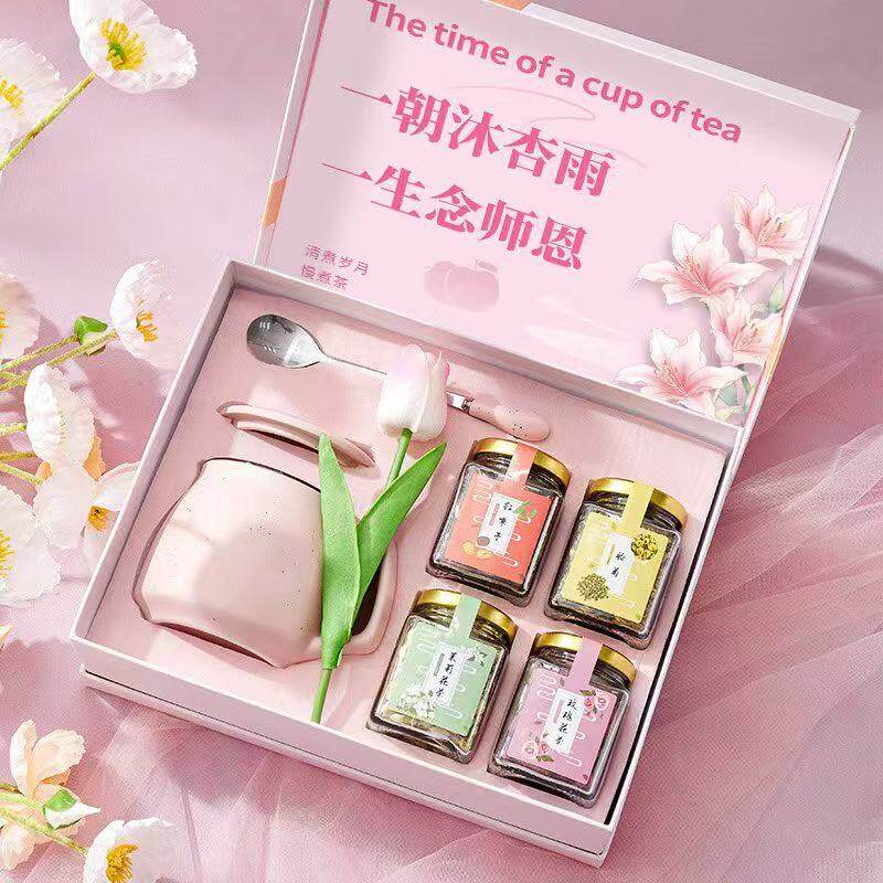 Flower tea gift box - Health-preserving tea gift box set