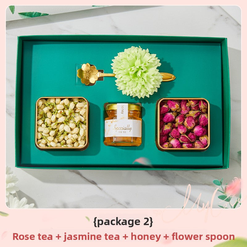 Flower tea gift box - Health-preserving tea gift box set