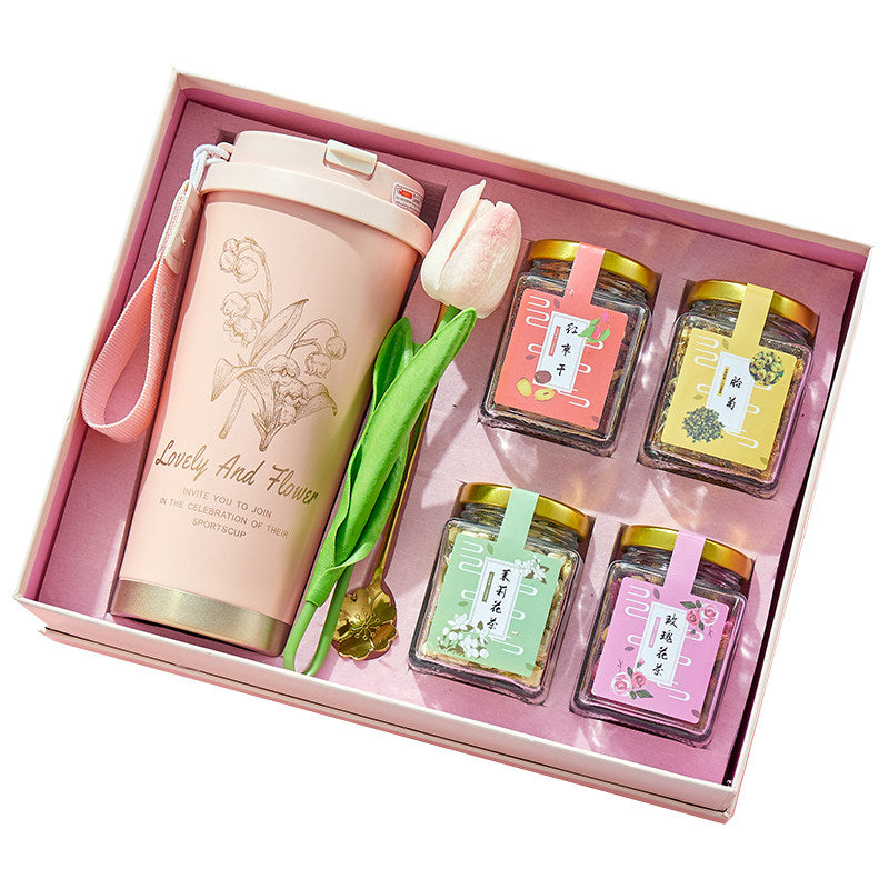 Flower tea gift box - Health-preserving tea gift box set
