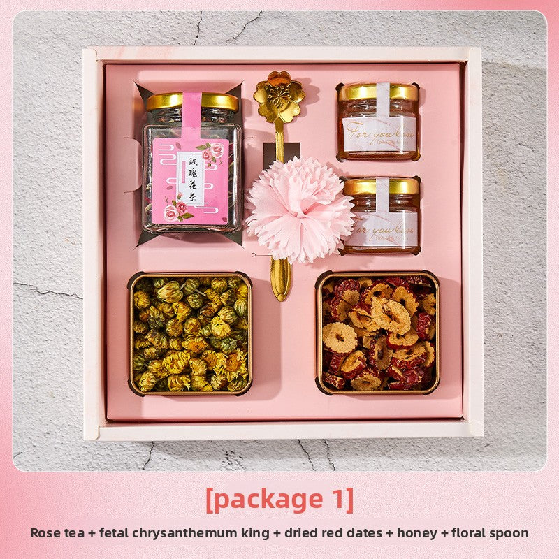 Flower tea gift box - Health-preserving tea gift box set