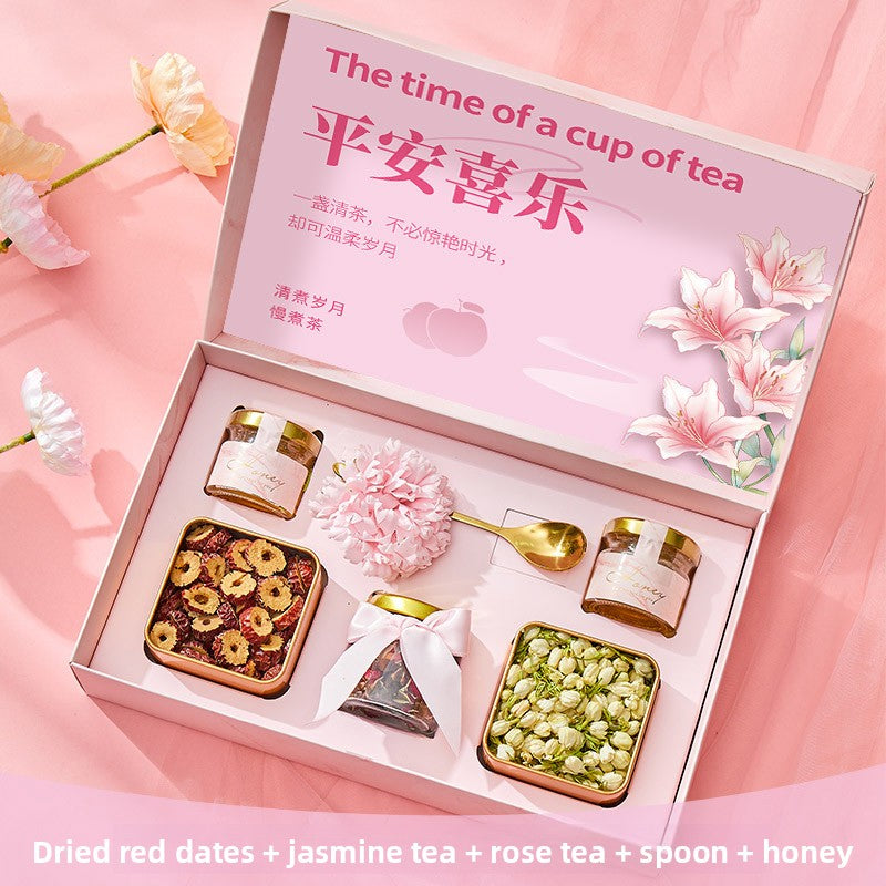 Flower tea gift box - Health-preserving tea gift box set