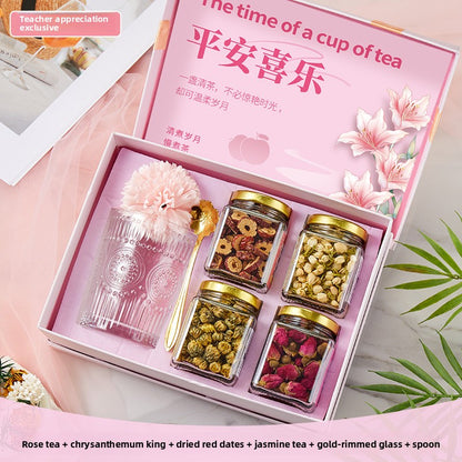 Flower tea gift box - Health-preserving tea gift box set