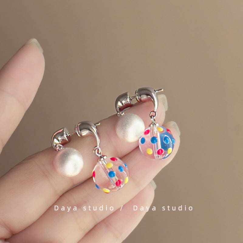 Flower Zircon Earrings