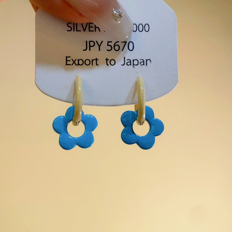 Flower Zircon Earrings
