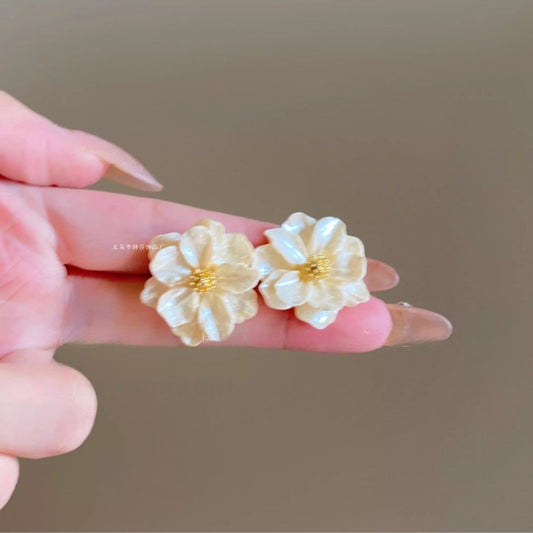 Flower Zircon Earrings