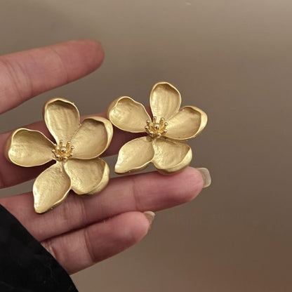 Flower Zircon Earrings