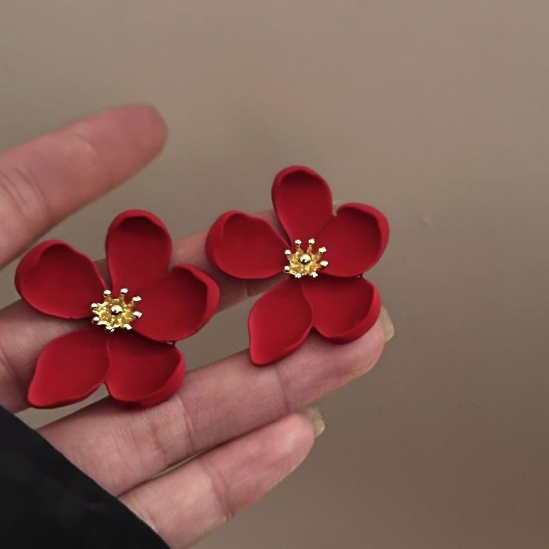 Flower Zircon Earrings