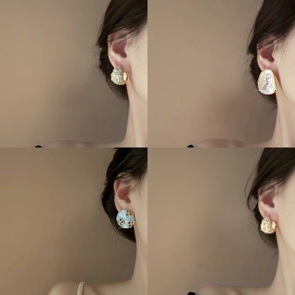 Flower Zircon Earrings