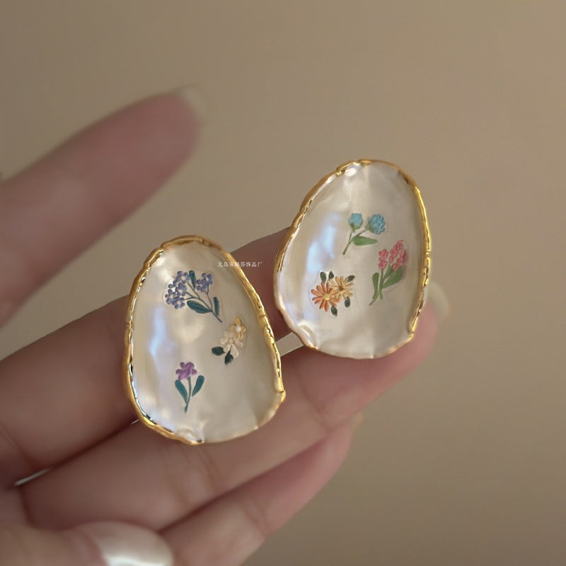 Flower Zircon Earrings