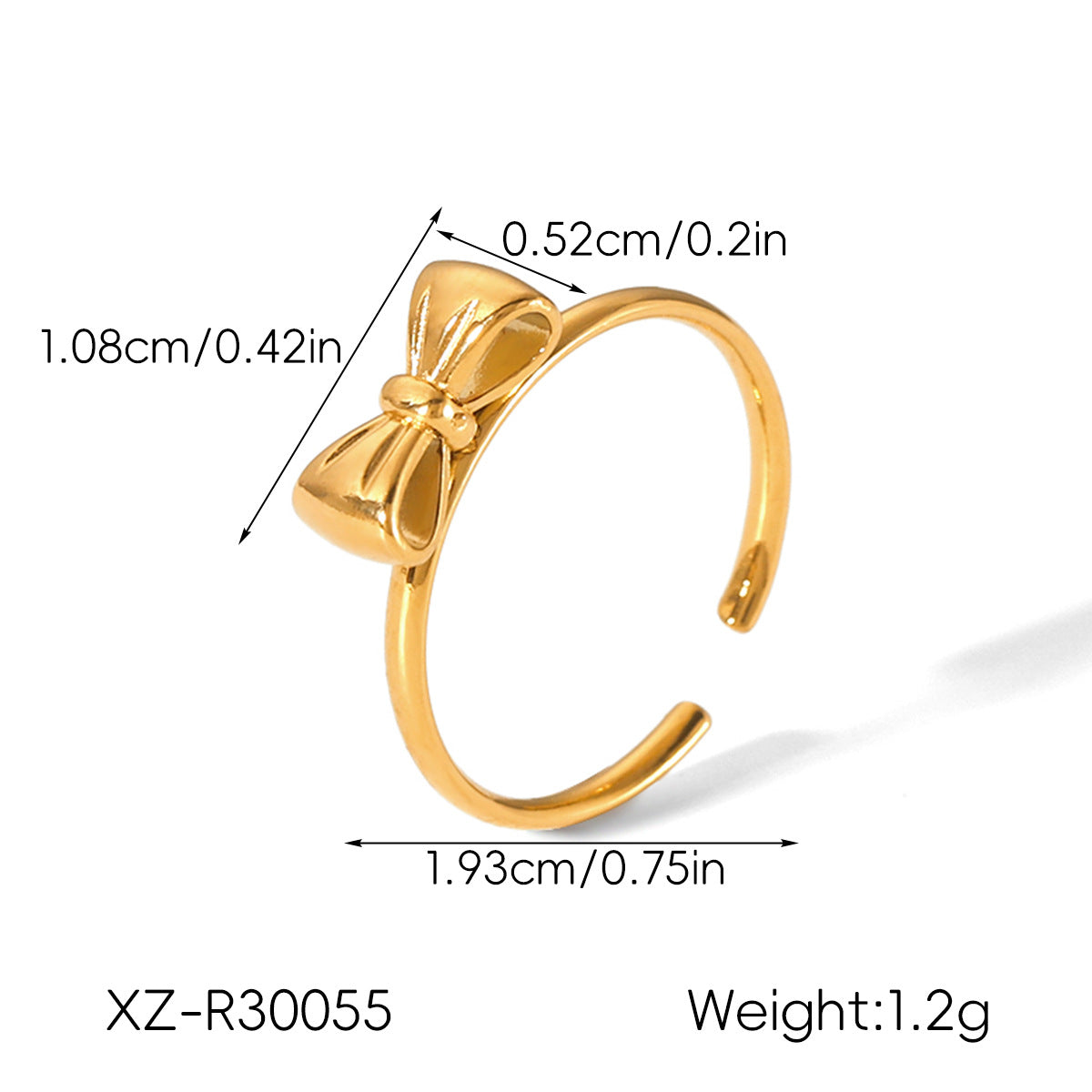 Flowers Stainless Steel Ring