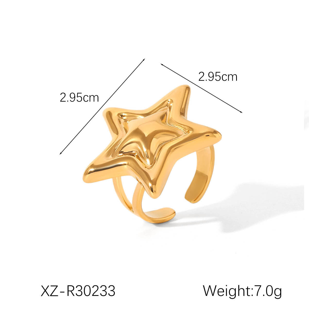 Flowers Stainless Steel Ring