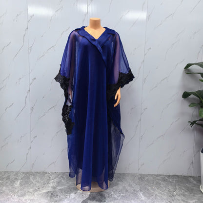 Flowy Embroidered Long Dress