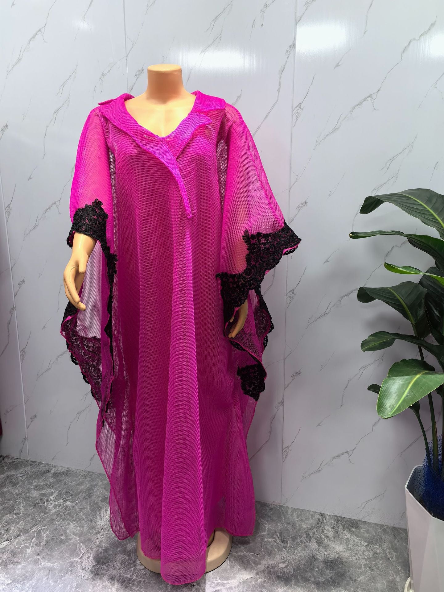 Flowy Embroidered Long Dress