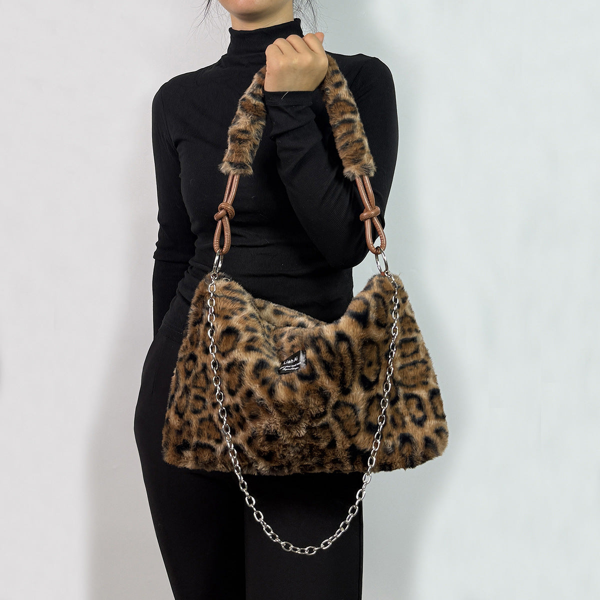 Fluffy handbag