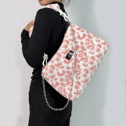 Fluffy handbag