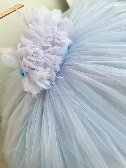 Fluffy Mesh Princess Dress for Special Occasions