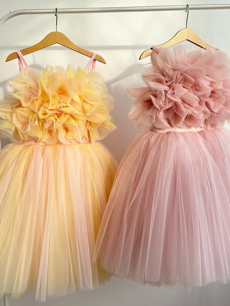 Fluffy Mesh Princess Dress for Special Occasions