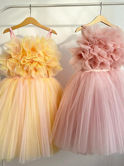 Fluffy Mesh Princess Dress for Special Occasions