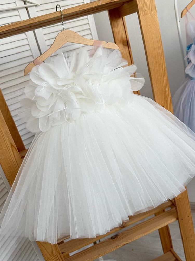 Fluffy Mesh Princess Dress for Special Occasions