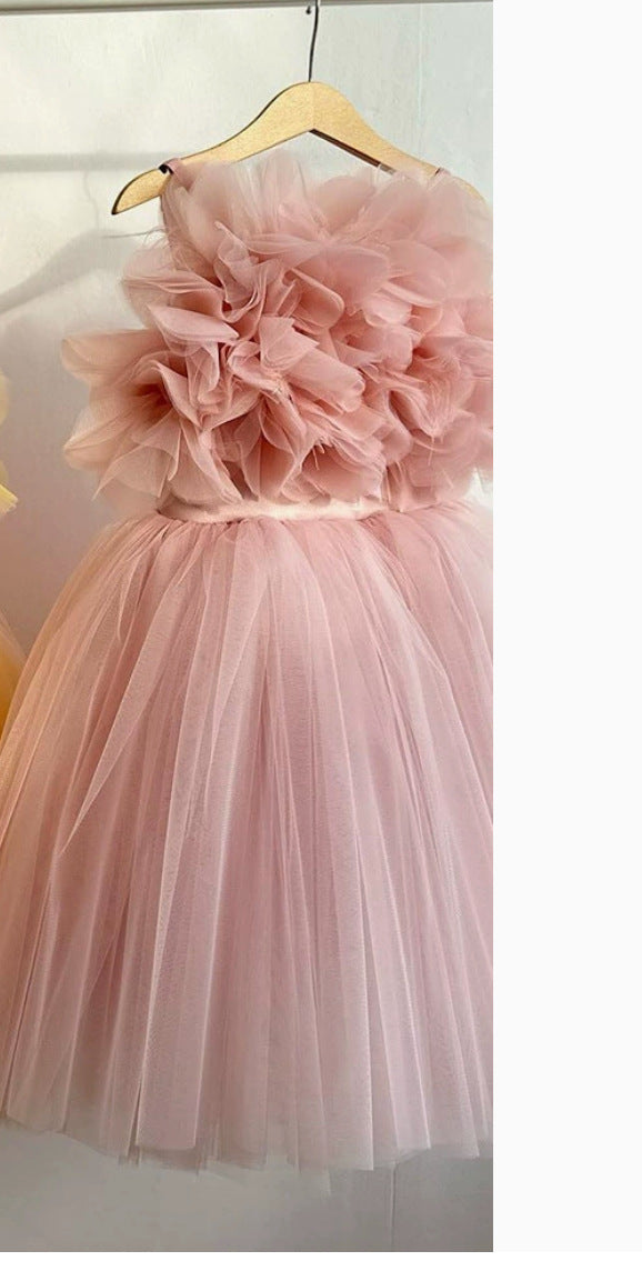 Fluffy Mesh Princess Dress for Special Occasions