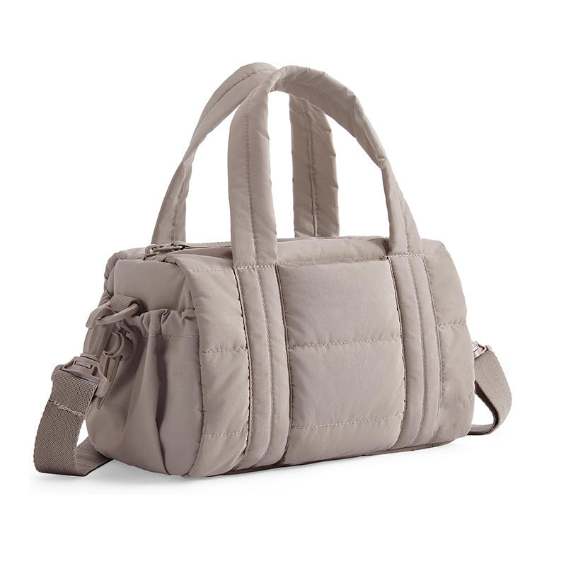 Fluffy Quilted Shoulder Bag