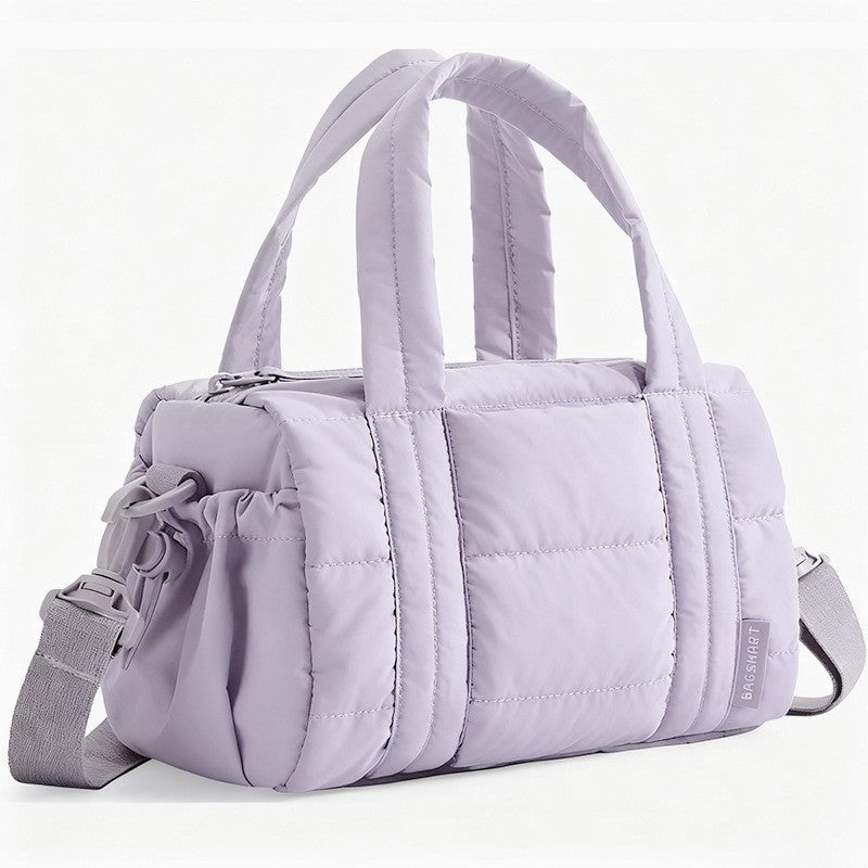 Fluffy Quilted Shoulder Bag