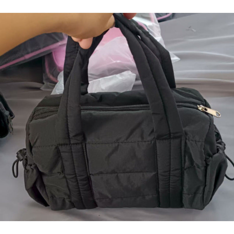 Fluffy Quilted Shoulder Bag