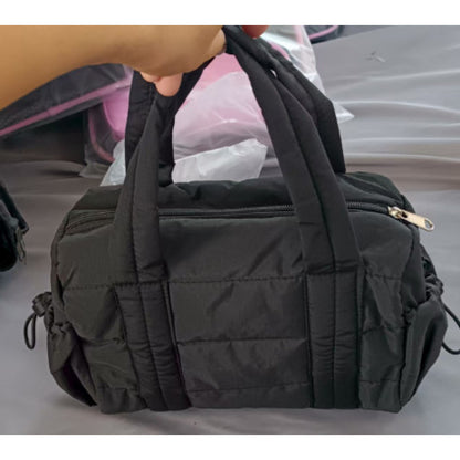 Fluffy Quilted Shoulder Bag