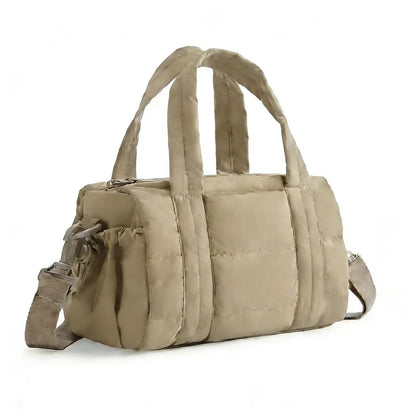 Fluffy Quilted Shoulder Bag