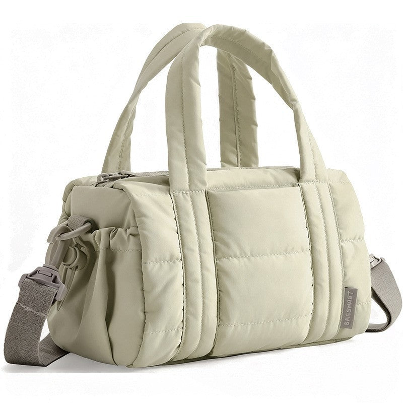 Fluffy Quilted Shoulder Bag