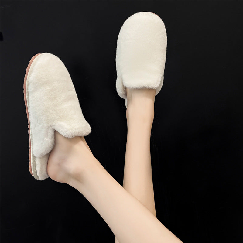 Fluffy slippers