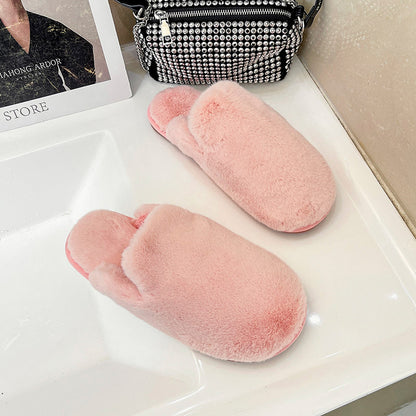 Fluffy slippers