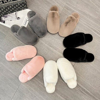 Fluffy slippers