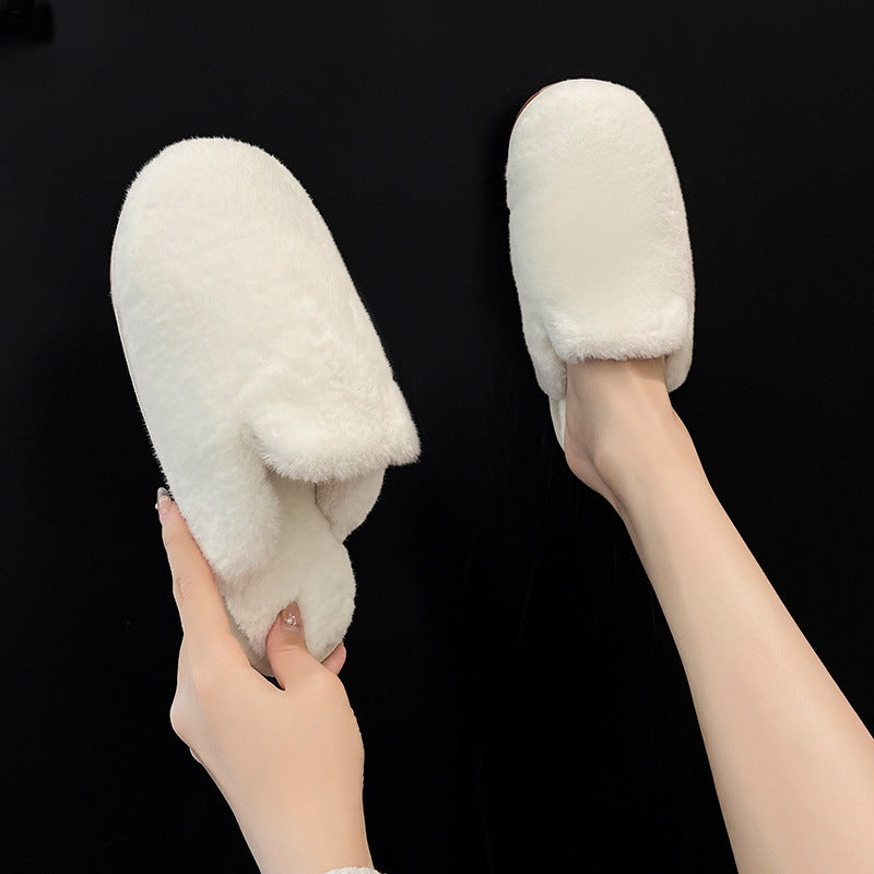 Fluffy slippers