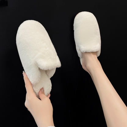 Fluffy slippers