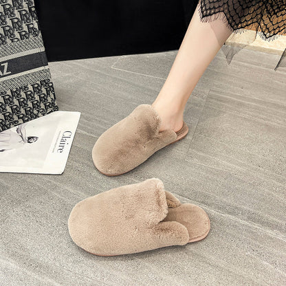 Fluffy slippers