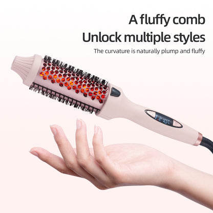 Fluffy Straightening Comb, Perm Device, and Curling Iron