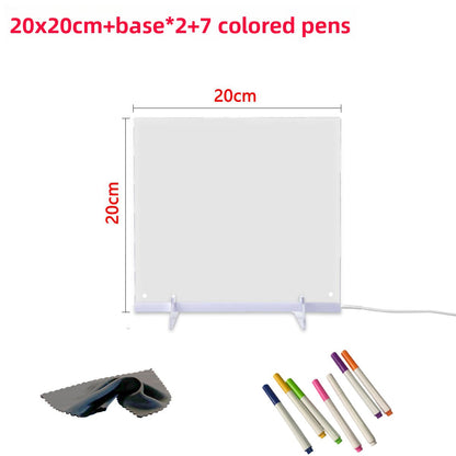 Fluorescent display board