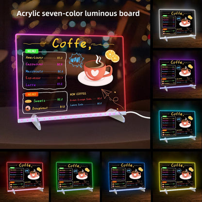 Fluorescent display board